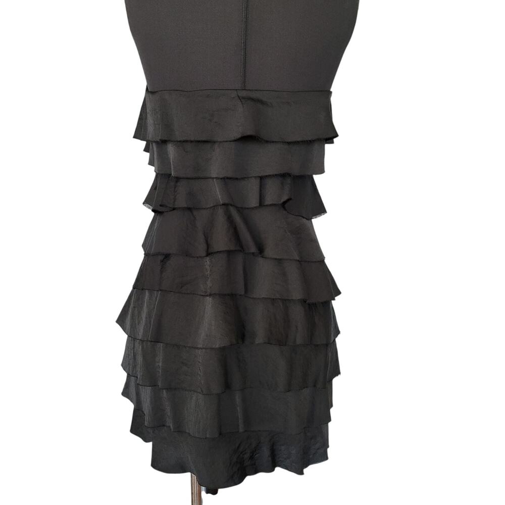 Whimsical Goth Ruffle Dress Zipper Small - Picture 5 of 6